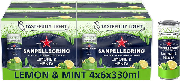 San Pellegrino Lemon Water 24/12oz Cans