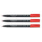 Staedtler 318 Lumocolor Pen Permanent / Fine / Red / Pack of 10 - UK BUSINESS SUPPLIES