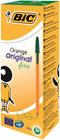 Bic Orange Ballpoint Pen 0.8mm Tip 0.30mm Line Green (Pack 20) - 1199110113 - UK BUSINESS SUPPLIES