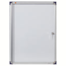 Nobo Extra Flat Magnetic Whiteboard Display Case Lockable 4 x A4 550x735mm 1900846 - UK BUSINESS SUPPLIES