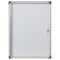 Nobo Extra Flat Magnetic Whiteboard Display Case Lockable 4 x A4 550x735mm 1900846 - UK BUSINESS SUPPLIES