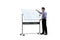 Nobo Mobile Combination Grey Felt/Magnetic Whiteboard Aluminium Frame 900x1200mm 1901043 - UK BUSINESS SUPPLIES