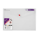 Snopake Polyfile Twin Pocket Polypropylene Foolscap Clear (Pack 5) - 15690 - UK BUSINESS SUPPLIES