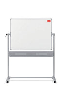 Nobo Basic Mobile Non Magnetic Melamine Whiteboard Aluminium Frame 1200x900mm 1905239 - UK BUSINESS SUPPLIES