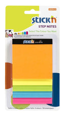 ValueX Magic Cube Step Notes 150 Sheets Neon Colours 21423 - UK BUSINESS SUPPLIES