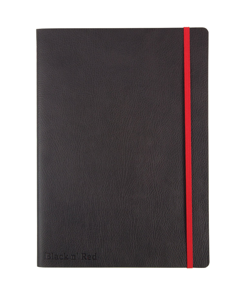 Oxford Black n Red Business Journal B5 Soft Cover Ruled & Numbered 144 Pages 400051203 - UK BUSINESS SUPPLIES