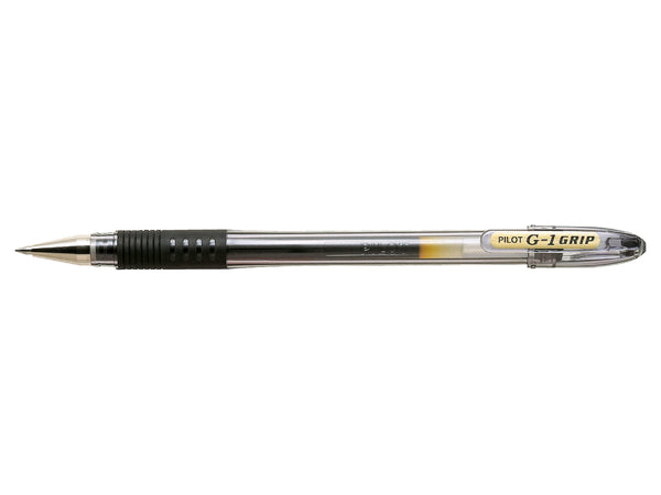 Pilot G-107 Grip Gel Rollerball Pen 0.7mm Tip 0.35mm Line Black (Pack 12) - 4902505158834 - UK BUSINESS SUPPLIES