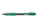 Pilot G-207 Retractable Gel Rollerball Pen 0.7mm Tip 0.39mm Line Green (Pack 12) - 41101204 - UK BUSINESS SUPPLIES