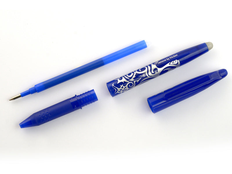 Pilot FriXion Ball Erasable Gel Rollerball Pen 0.7mm Tip 0.35mm Line Pink (Pack 12) - 224101209 - UK BUSINESS SUPPLIES