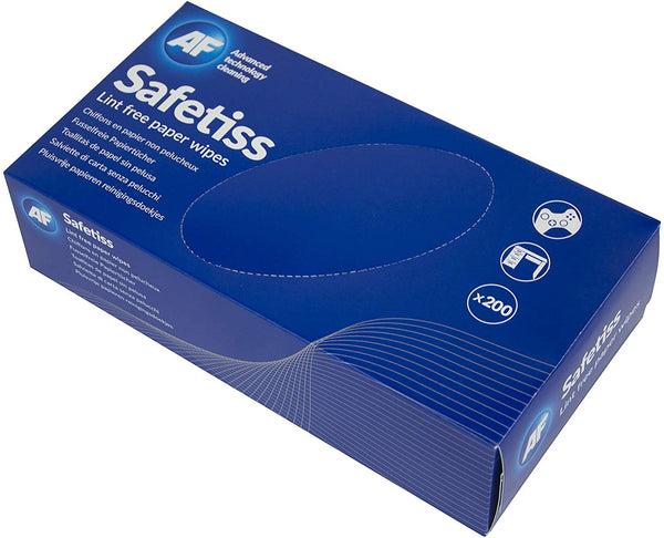 AF Safetiss Lint Free Paper Wipes Pack 200's - UK BUSINESS SUPPLIES