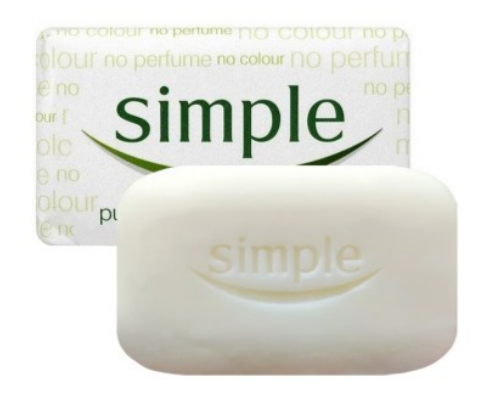 Simple Soap 2 x 100g Bars Per Pack - UK BUSINESS SUPPLIES