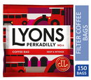 Lyons Perkadilly Coffee Bags 150's - UK BUSINESS SUPPLIES