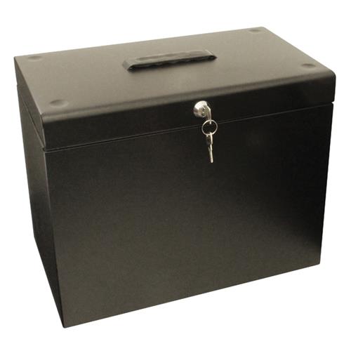 Cathedral Metal File Box Home Office A4 Black A4BK - UK BUSINESS ...