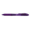 Pentel Energel X Gel Retractable Gel Rollerball Pen 0.7mm Tip 0.35mm Line Violet (Pack 12) - BL107-VX - UK BUSINESS SUPPLIES