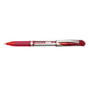 Pentel Energel XM Gel Rollerball Pen 0.7mm Tip 0.35mm Line Red (Pack 12) - BL57-BO - UK BUSINESS SUPPLIES