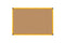 Bi-Office Ultrabrite Cork Noticeboard Yellow Aluminium Frame 600x900mm - CA0311721 - UK BUSINESS SUPPLIES