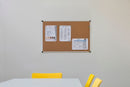 Bi-Office Maya Cork Noticeboard Aluminium Frame 1800x1200mm - CA271170 - UK BUSINESS SUPPLIES