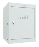 Phoenix CL Series Size 2 Cube Locker in Light Grey with Key Lock CL0544GGK - UK BUSINESS SUPPLIES