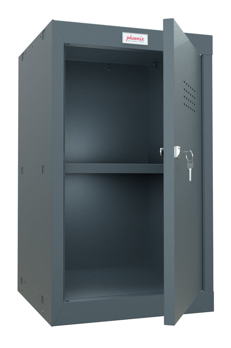 Phoenix CL Series Size 3 Cube Locker in Antracite Grey with Key Lock CL0644AAK - UK BUSINESS SUPPLIES