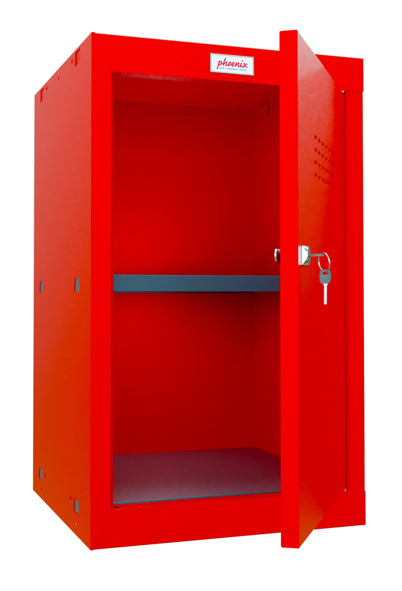 Phoenix CL Series Size 3 Cube Locker in Red with Key Lock CL0644RRK - UK BUSINESS SUPPLIES