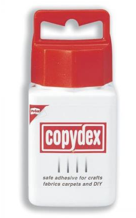 Copydex White Latex Adhesive with Brush Applicator 125ml - UK BUSINESS SUPPLIES