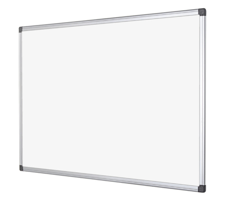 Bi-Office Maya Magnetic Enamel Whiteboard Aluminium Frame 1800x900mm - CR1101170 - UK BUSINESS SUPPLIES