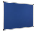 Bi-Office Maya Blue Felt Noticeboard Aluminium Frame 600x450mm - FA0243170 - UK BUSINESS SUPPLIES