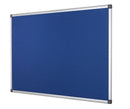 Bi-Office Maya Blue Felt Noticeboard Aluminium Frame 600x450mm - FA0243170 - UK BUSINESS SUPPLIES