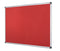Bi-Office Maya Red Felt Noticeboard Aluminium Frame 600x450mm - FA0246170 - UK BUSINESS SUPPLIES
