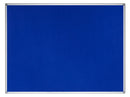 Bi-Office Earth-It Blue Felt Noticeboard Aluminium Frame 1200x900mm - FA0543790 - UK BUSINESS SUPPLIES