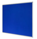 Bi-Office Earth-It Blue Felt Noticeboard Aluminium Frame 1200x900mm - FA0543790 - UK BUSINESS SUPPLIES