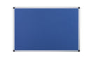 Bi-Office Maya Blue Felt Noticeboard Aluminium Frame 2400x1200mm - FA2143170 - UK BUSINESS SUPPLIES