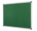 Bi-Office Maya Green Felt Noticeboard Aluminium Frame 2400x1200mm - FA2144170 - UK BUSINESS SUPPLIES