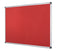 Bi-Office Maya Red Felt Noticeboard Aluminium Frame 2400x1200mm - FA2146170 - UK BUSINESS SUPPLIES