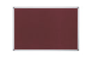 Bi-Office Maya Burgundy Felt Noticeboard Aluminium Frame 1800x1200mm - FA2733170 - UK BUSINESS SUPPLIES