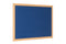 Bi-Office Earth-It Blue Felt Noticeboard Oak Wood Frame 1200x900mm - FB1443233 - UK BUSINESS SUPPLIES