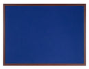 Bi-Office Earth-It Blue Felt Noticeboard Cherry Wood Frame 1200x900mm - FB1443653 - UK BUSINESS SUPPLIES