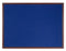 Bi-Office Earth-It Blue Felt Noticeboard Cherry Wood Frame 1200x900mm - FB1443653 - UK BUSINESS SUPPLIES