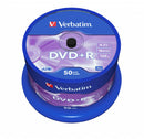 Verbatim DVD Plus R Non Printable Spindle of 50 - 43550 - UK BUSINESS SUPPLIES