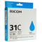 Ricoh GC31C Cyan Standard Capacity Gel Ink Cartridge 1.92k pages for GXE3350N - 405689 - UK BUSINESS SUPPLIES