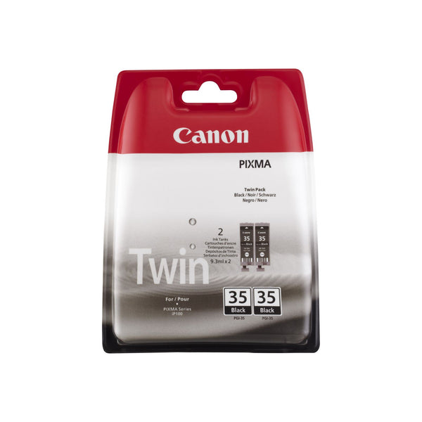 Canon PGI35BK Black Standard Capacity Ink Cartridge 2 x 9ml Twinpack - 1509B012 - UK BUSINESS SUPPLIES