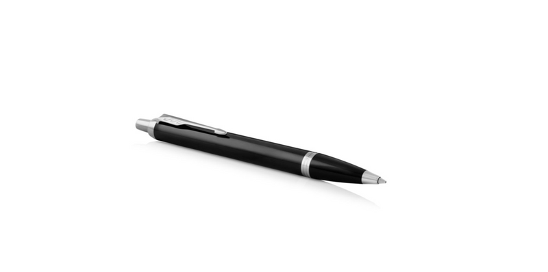 Parker IM Ballpoint Pen Black/Chrome Barrel with Blue Ink Gift Box - 1931665 - UK BUSINESS SUPPLIES