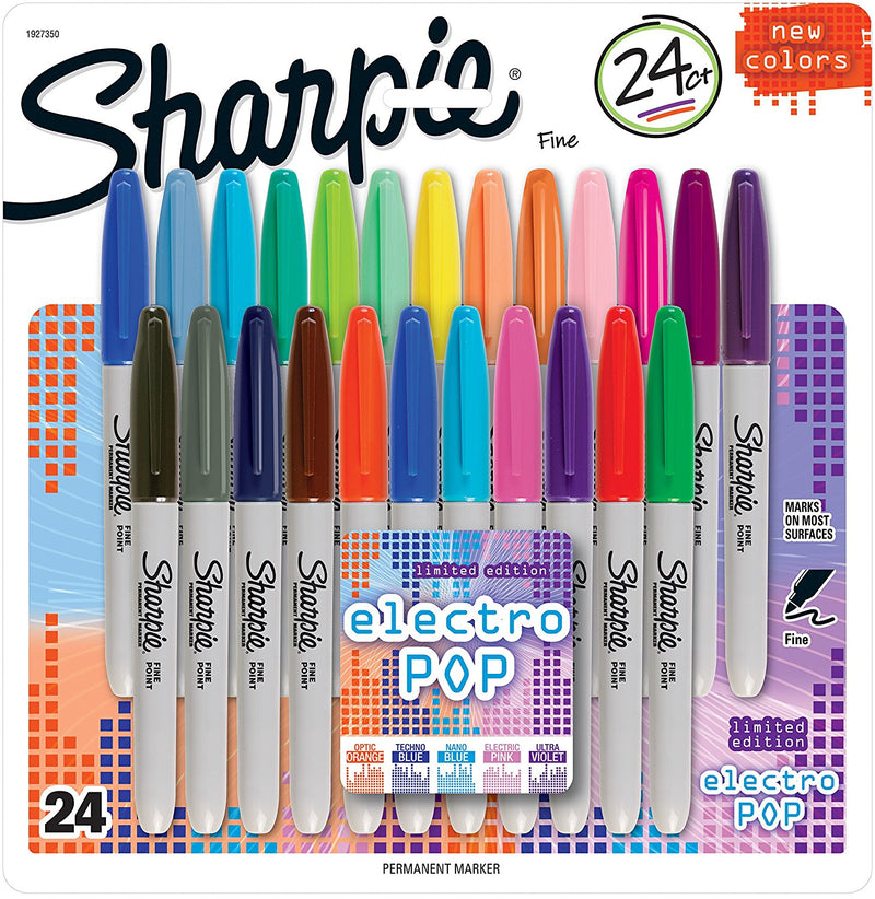 Sharpie Permanent Marker Assorted (Pack 24) 2065405 - UK BUSINESS SUPPLIES