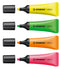 STABILO NEON Highlighter Chisel Tip 2-5mm Line Assorted Colours (Wallet 4) - 72/4-1 - UK BUSINESS SUPPLIES