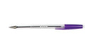 ValueX Ballpoint Pen 1.0mm Tip 0.7mm Line Violet (Pack 50) - 864017 - UK BUSINESS SUPPLIES