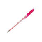 ValueX Ballpoint Pen 1.0mm Tip 0.7mm Line Pink (Pack 50) - 864008 - UK BUSINESS SUPPLIES