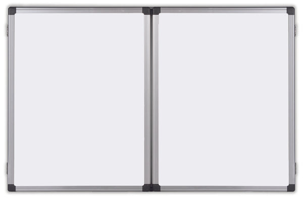 Bi-Office Maya Trio Magnetic Lacquered Steel Whiteboard Aluminium Frame 1200x900mm - TR02020108170 - UK BUSINESS SUPPLIES