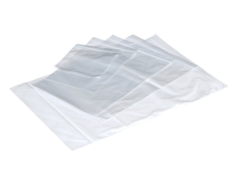 ValueX Grip Bags Plain 40mu 102x140mm Clear (Pack 1000) - 590006 - UK BUSINESS SUPPLIES