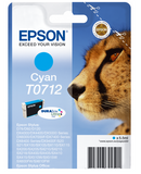 Epson T0712 Cheetah Cyan Standard Capacity Ink Cartridge 6ml - C13T07124012 - UK BUSINESS SUPPLIES