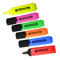ValueX Flat Barrel Highlighter Pen Chisel Tip 1-5mm Line Assorted Colours (Pack 8) - 7910wt8 - UK BUSINESS SUPPLIES